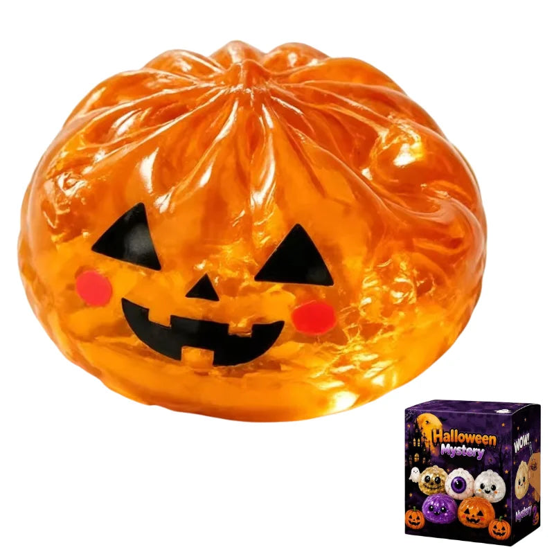 Pumpkin jack-o-lantern squishy toy Halloween gift