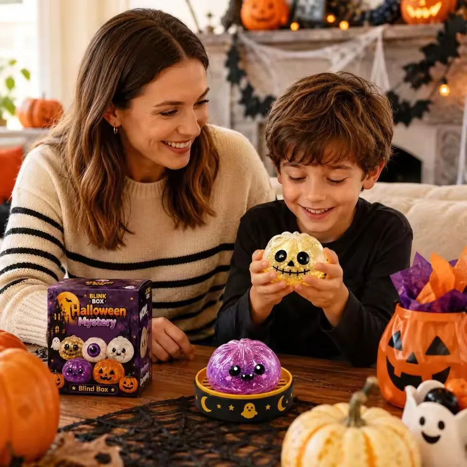 Glitter dumpling Halloween squishy 