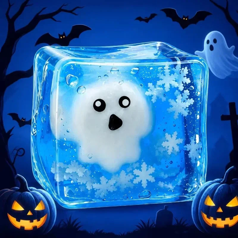 Luminous Halloween Squishy Cubes