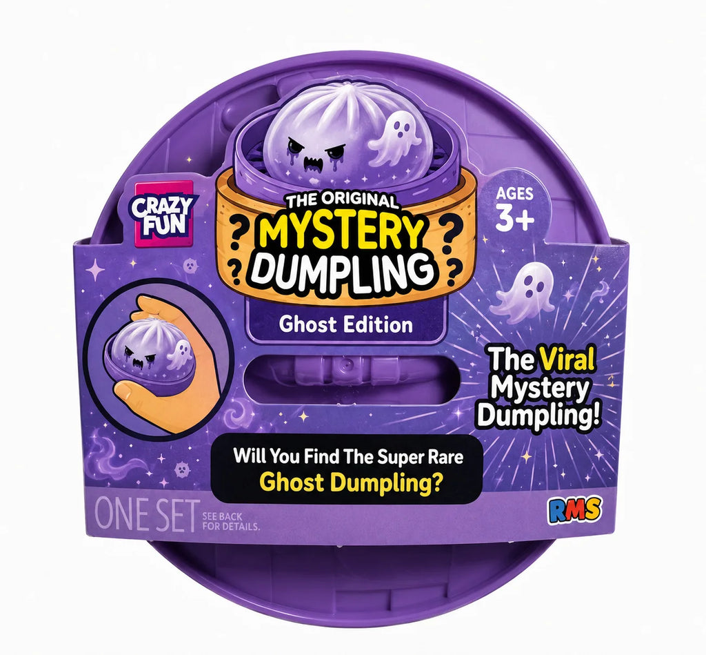 Halloween Squishy Mystery Pack 👻🦈🥟 – Ghost, Shark & Dumpling Surprise
