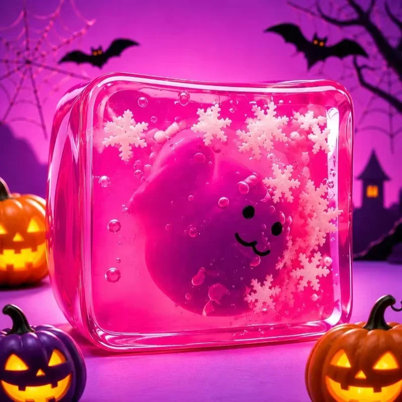 Luminous Halloween Squishy Cubes