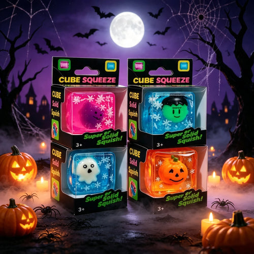 Luminous Halloween Squishy Cubes