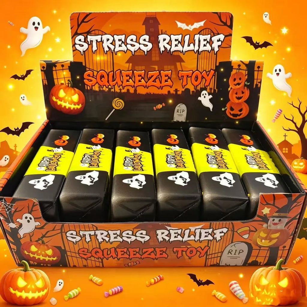 Spooky Butter Stick Squishy 🧈🧙‍♀️ – Halloween Slow Rise Stress Toy