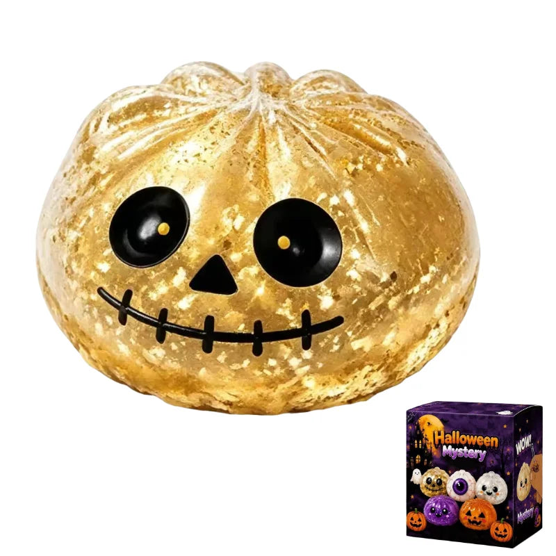 Halloween Dumpling 🥟🎃 – Spooky Squishy Jelly Squeeze Toy