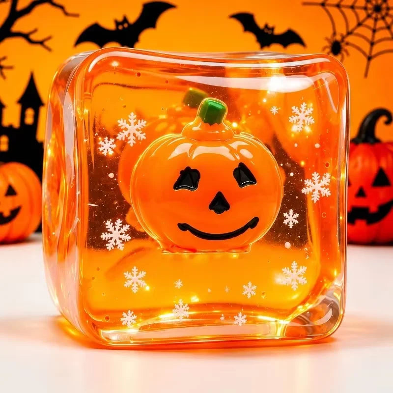 Luminous Halloween Squishy Cubes