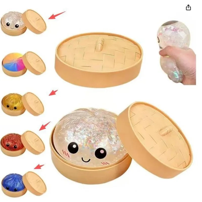 Halloween Squishy Mystery Pack 👻🦈🥟 – Ghost, Shark & Dumpling Surprise