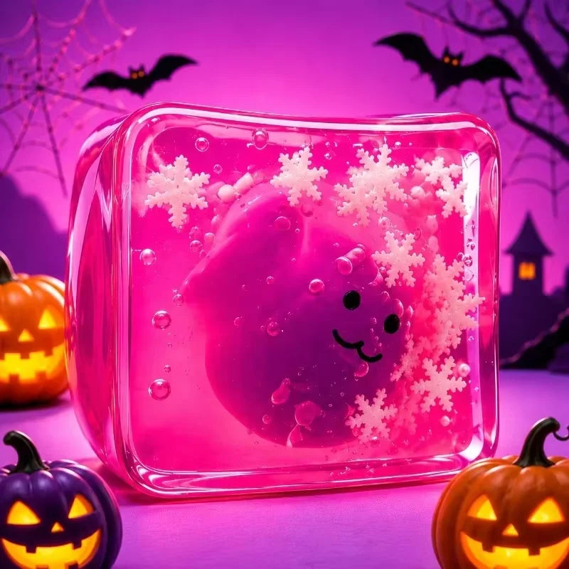 Luminous Halloween Squishy Cubes