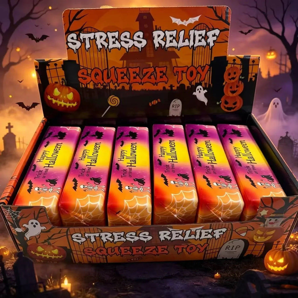 Spooky Butter Stick Squishy 🧈🧙‍♀️ – Halloween Slow Rise Stress Toy