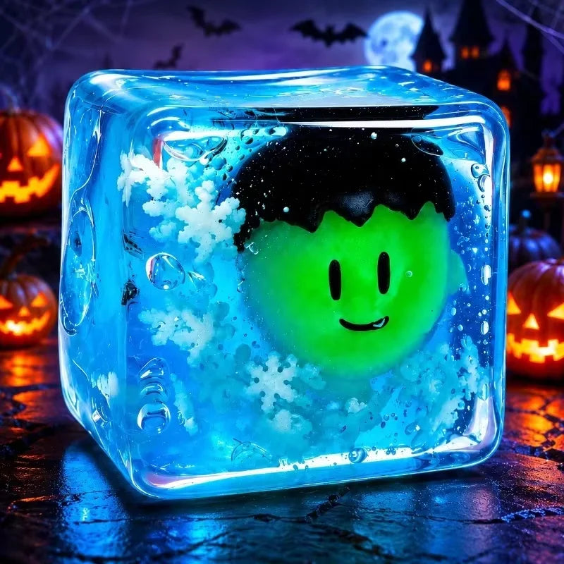 Luminous Halloween Squishy Cubes