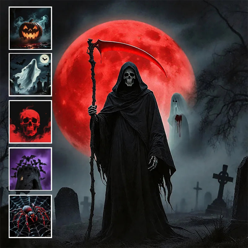Halloween Projector Night Light 👻🌙 – Spooky Wall Projector