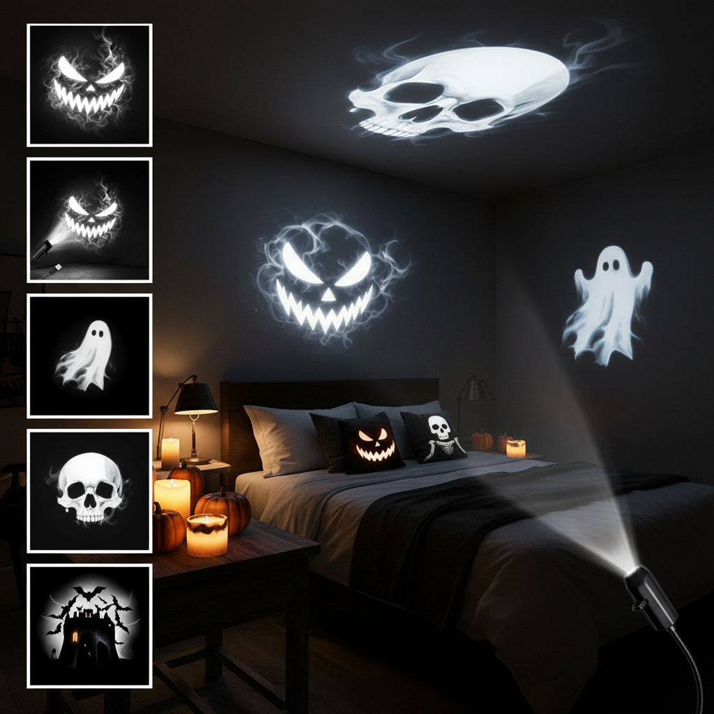 Halloween Projector Night Light