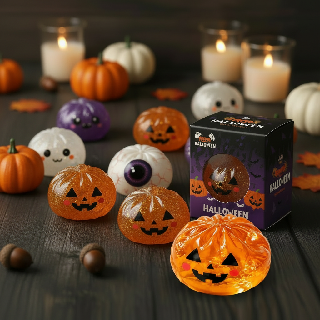 Hero/main: Halloween kawaii dumpling squishy toy - slow rise stress ball
